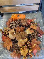 14" Fall Thanksgiving Wreath