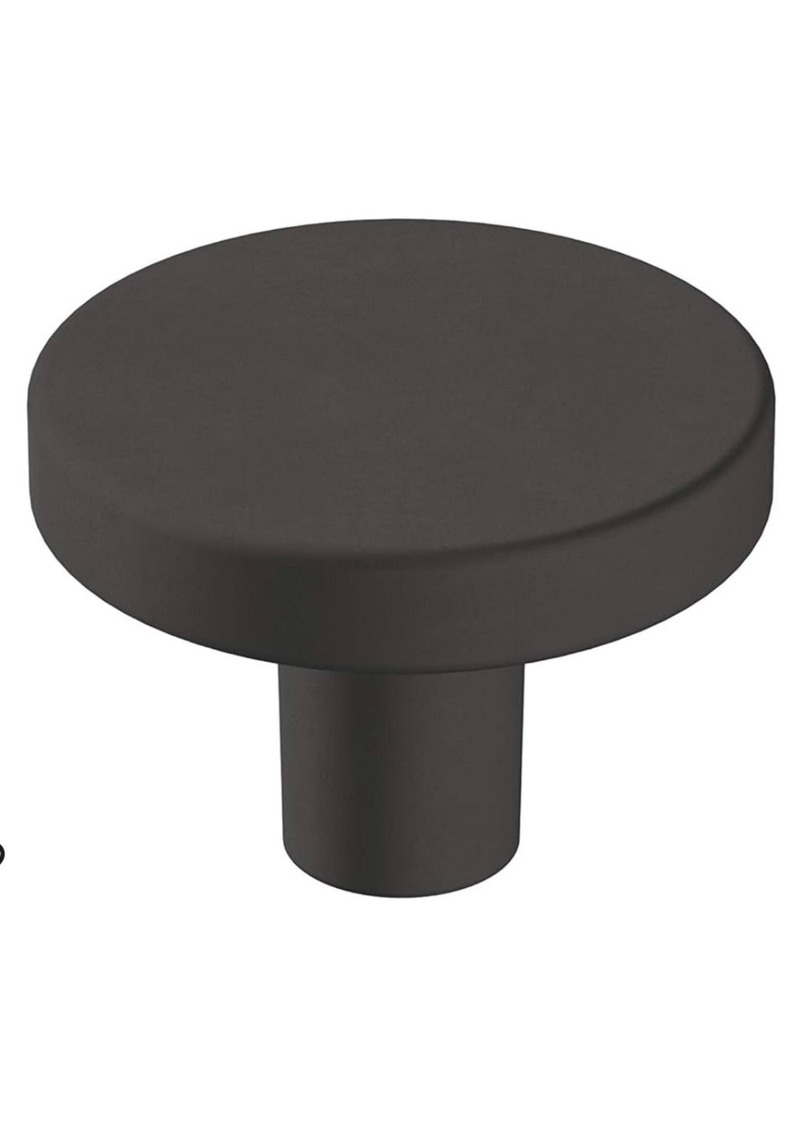 Amerock 1-3/8” knob matte black