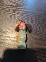 3.5" Indian Territory Oklahoma Skookum Papoose Native American Doll