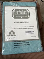 H Versailtex Curtain Panels 52”x63” teal