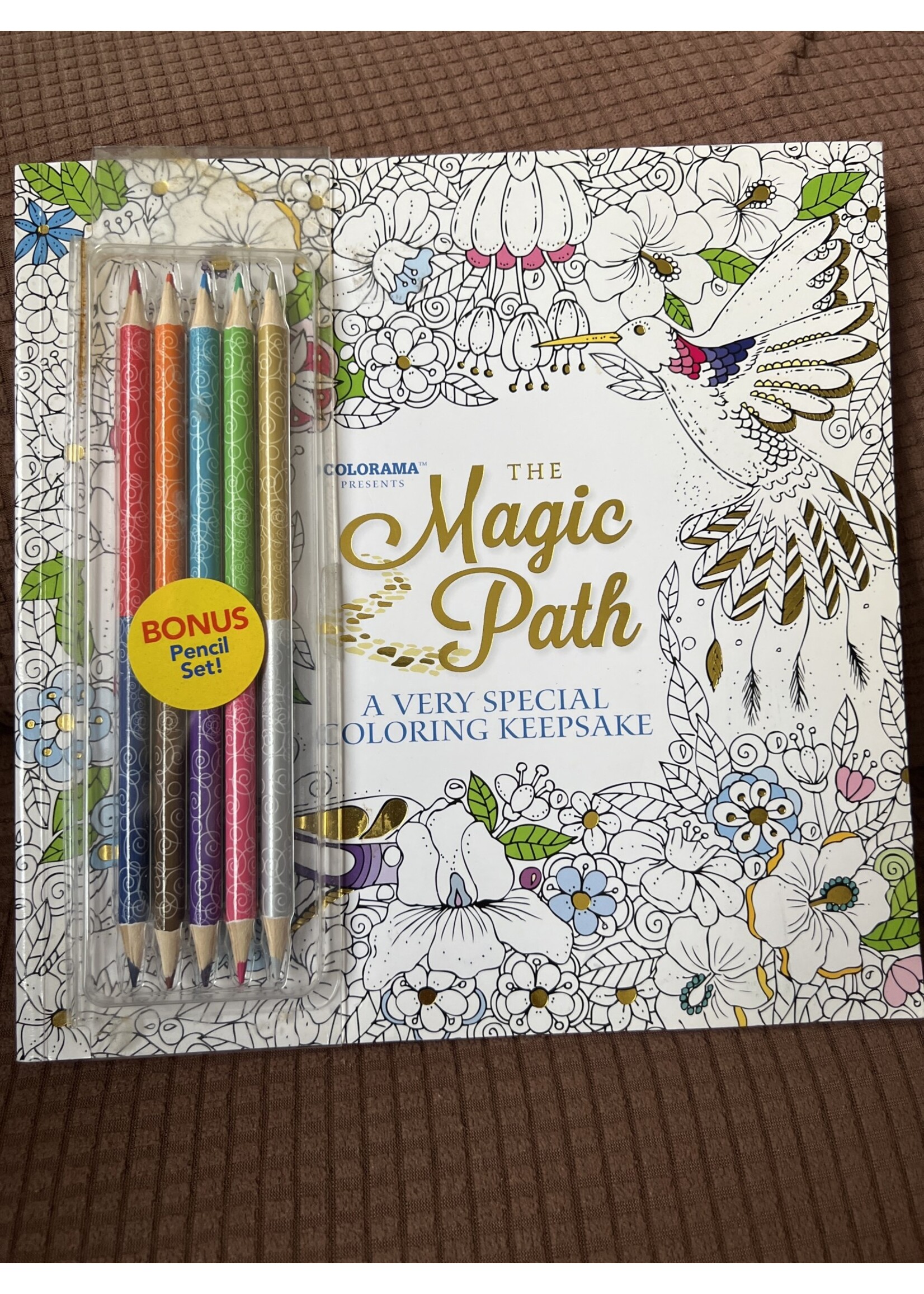 Colorama The Magic Path a very special coloring keepsake w/ pencil set