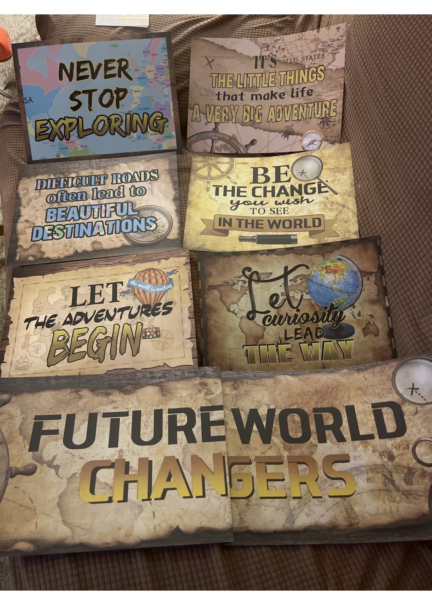 Inspirational Exploring Posters 7ct