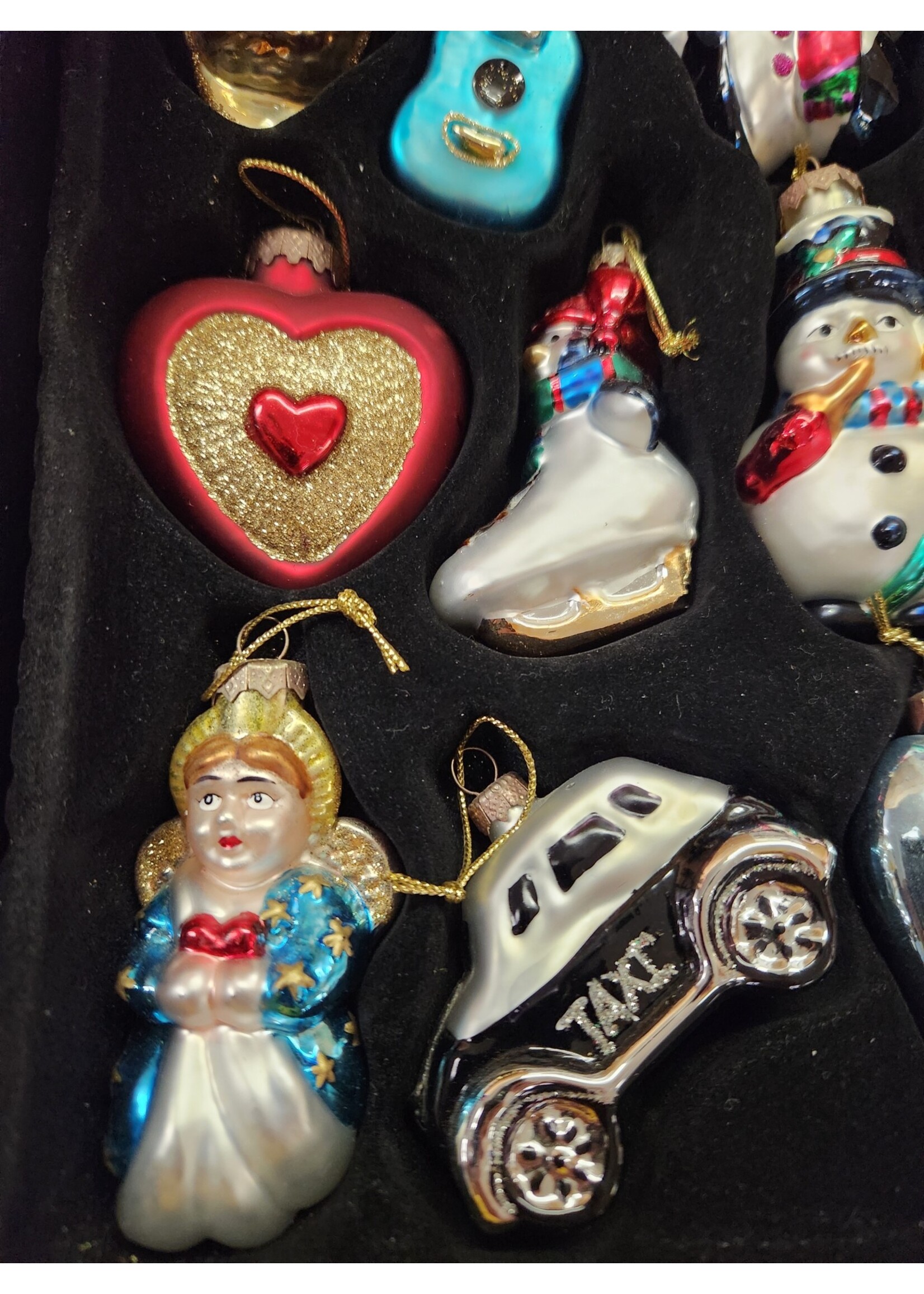 *Missing 2 Thomas Pacconi Museum Series 31 Glass Christmas Ornaments Finial Topper