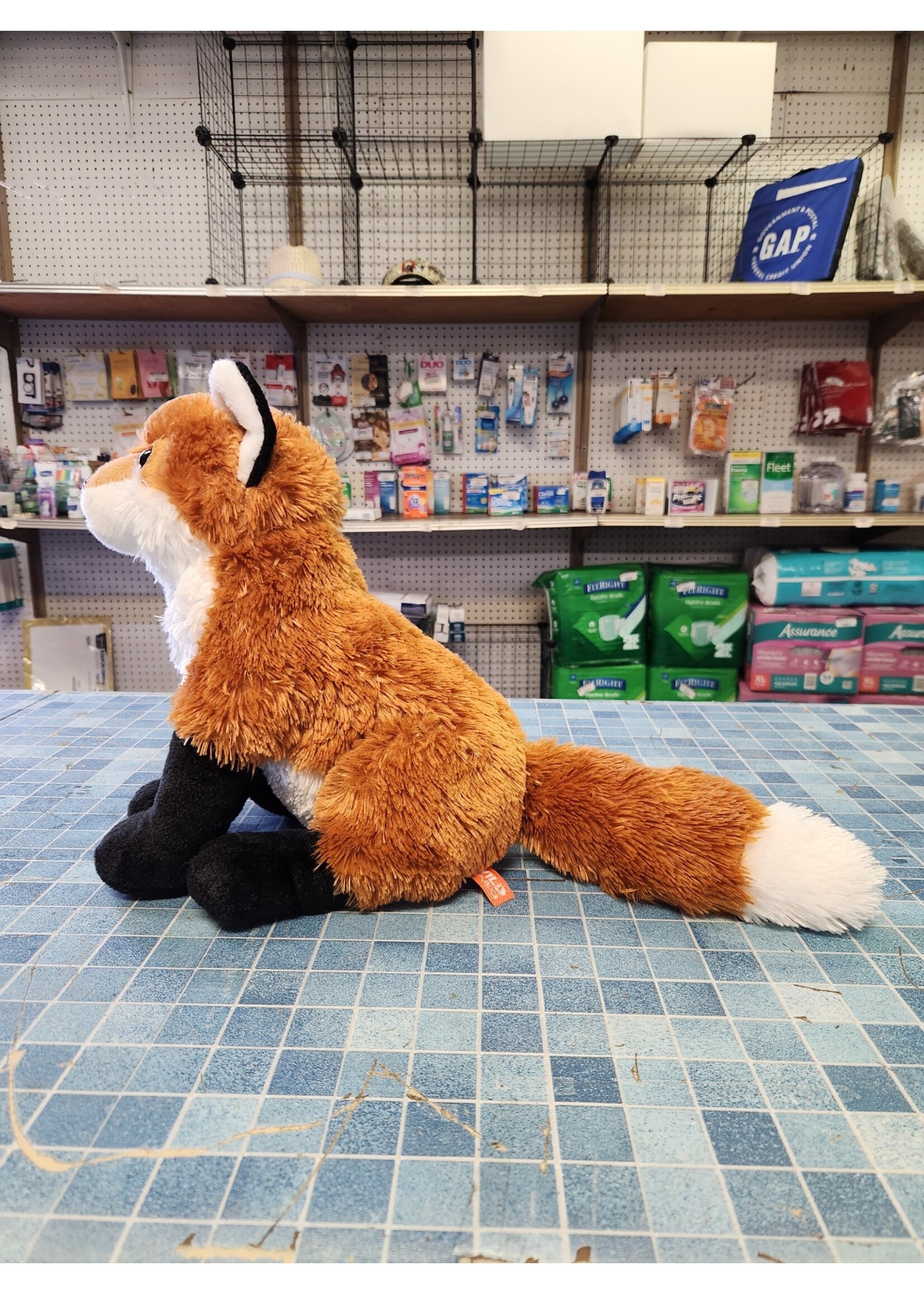 *Used 11" Red Fox Wild Republic Soft Stuffed Animal Plush Toy