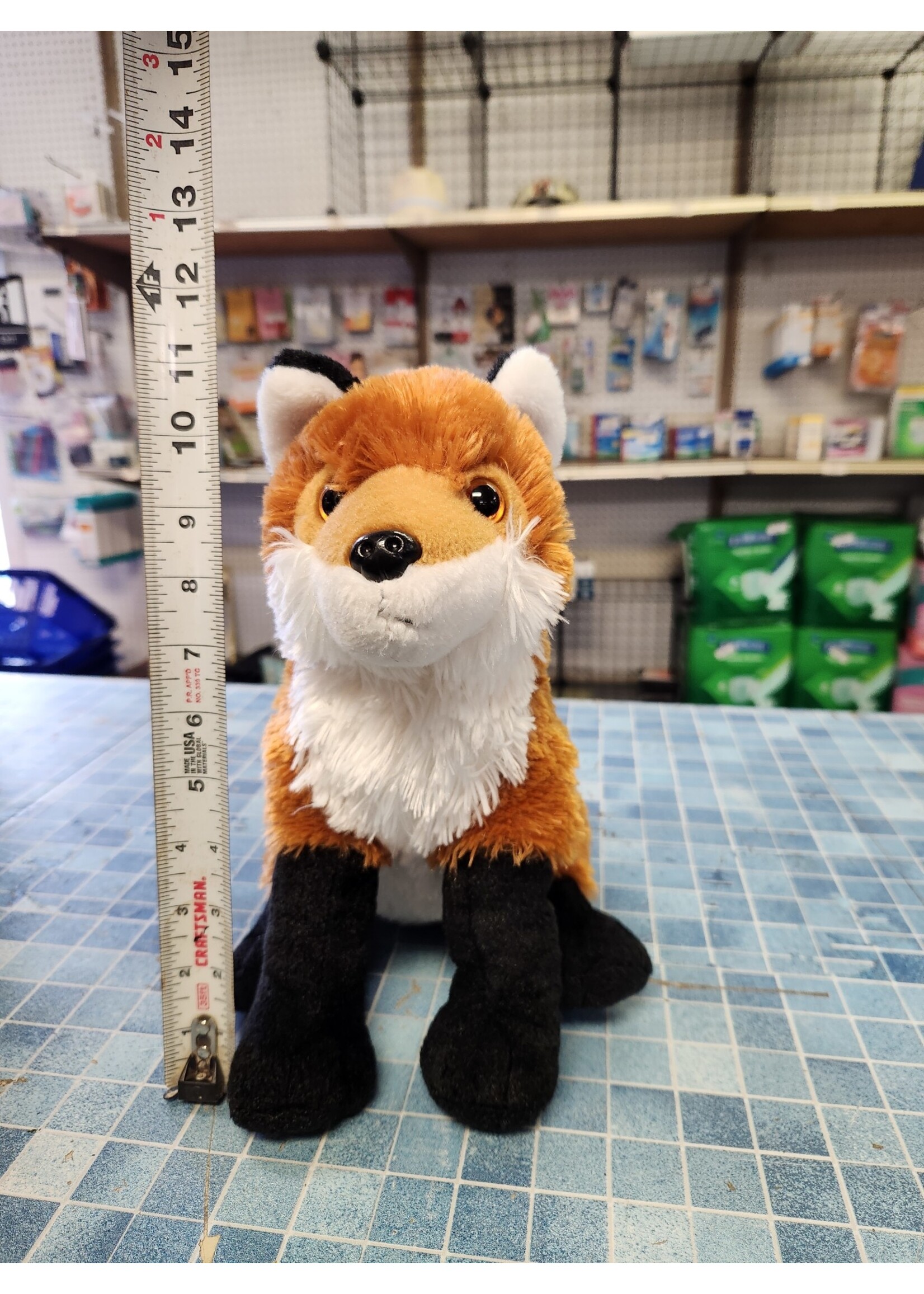*Used 11" Red Fox Wild Republic Soft Stuffed Animal Plush Toy