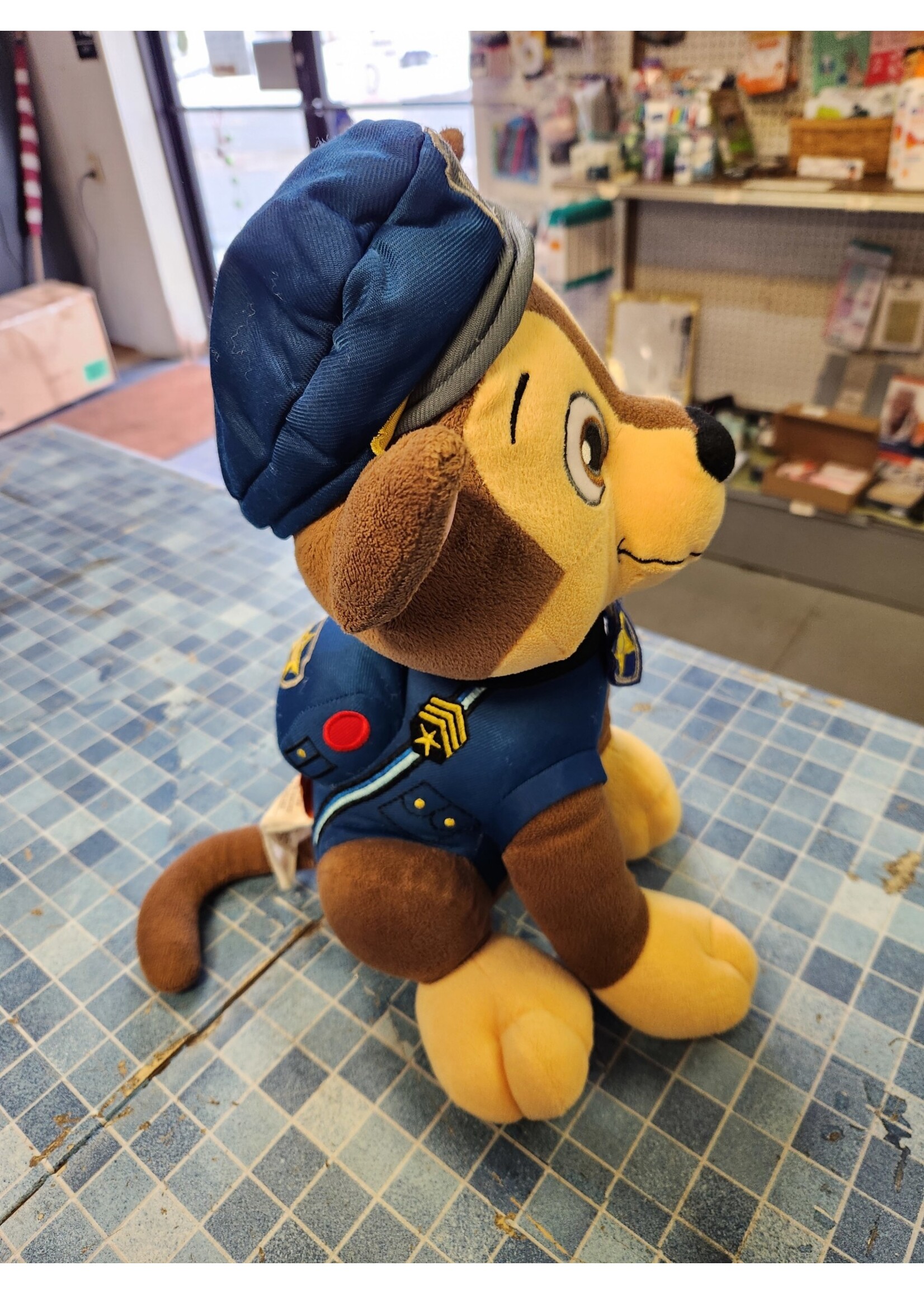 *Used Nickelodeon Large Paw Patrol Chase 16" Plush Stuffed Animal