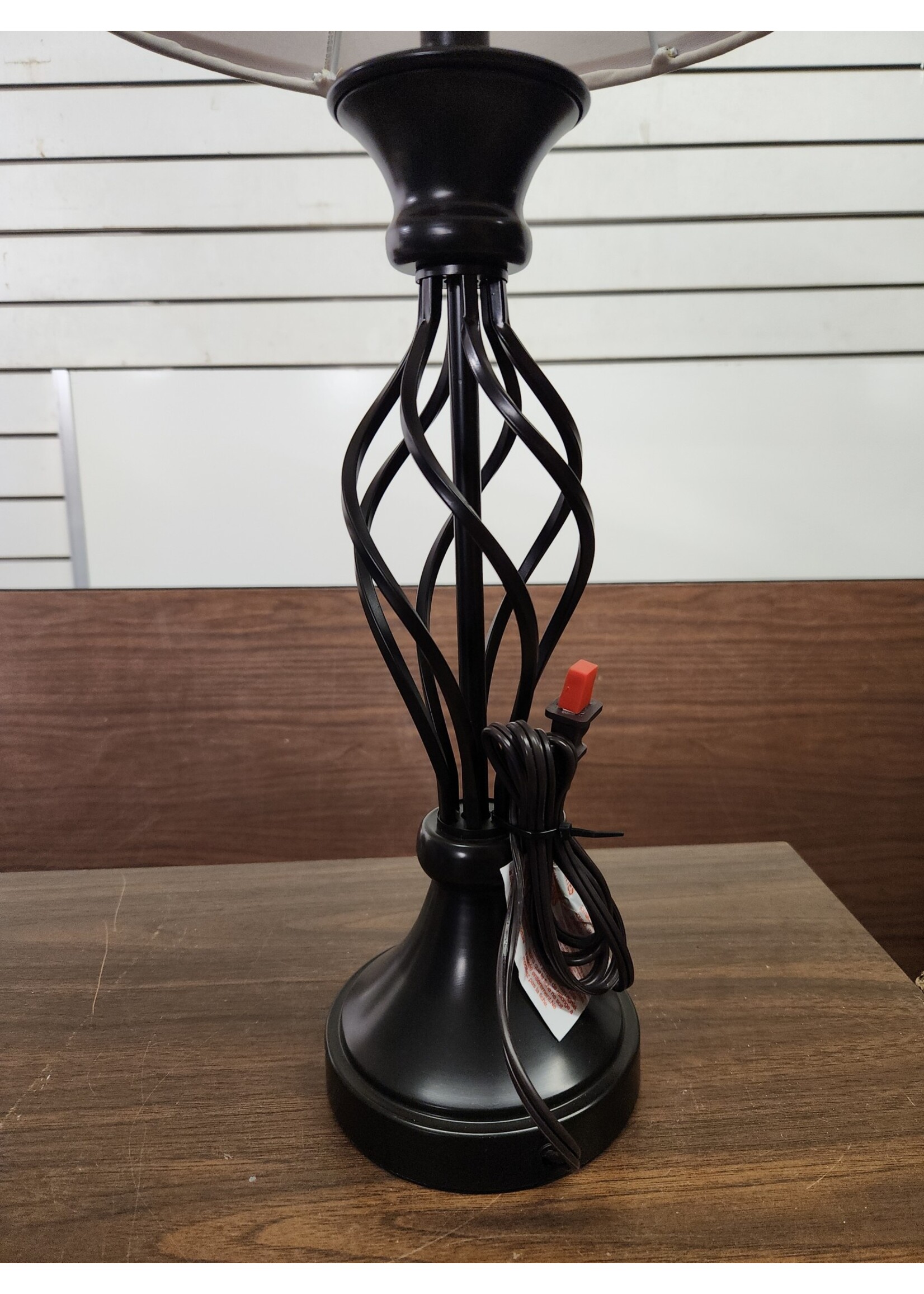 *Slight Shade Damage allen + roth Clairiby Transitional Medium Base (e-26) Lamp 28.5" (H)