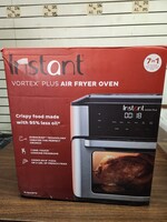 Instant Vortex Plus 10qt 7-in-1 Air Fryer Toaster Oven Combo - Black: Instant Pot, Airfryer, 1500W, Stainless Steel