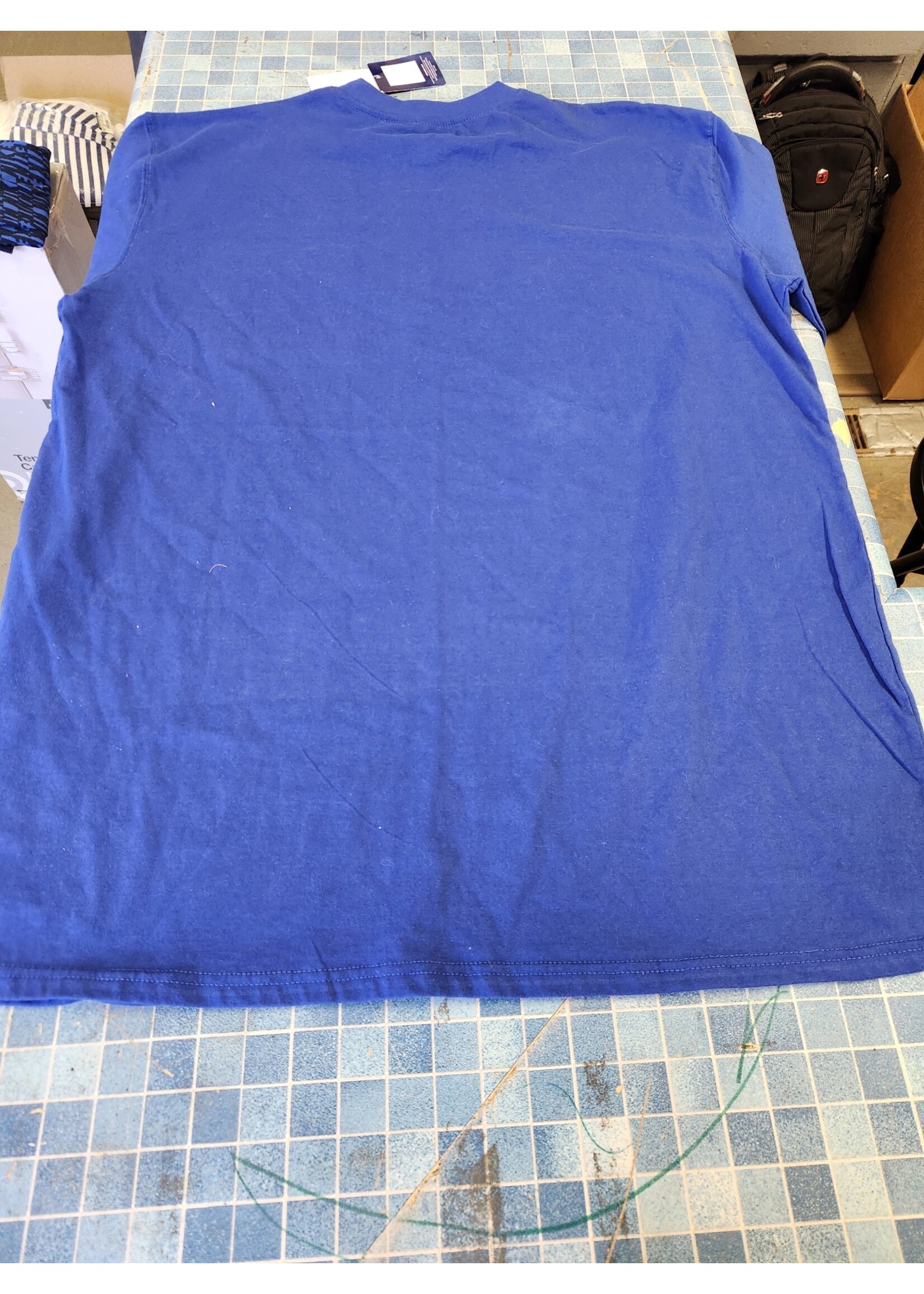 Champion Athleticwear Big and Tall Mens XLT T-Shirt w/ Pocket Blue