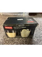 Light Box damage- Bodum Bistro 2 Mugs 12oz glass