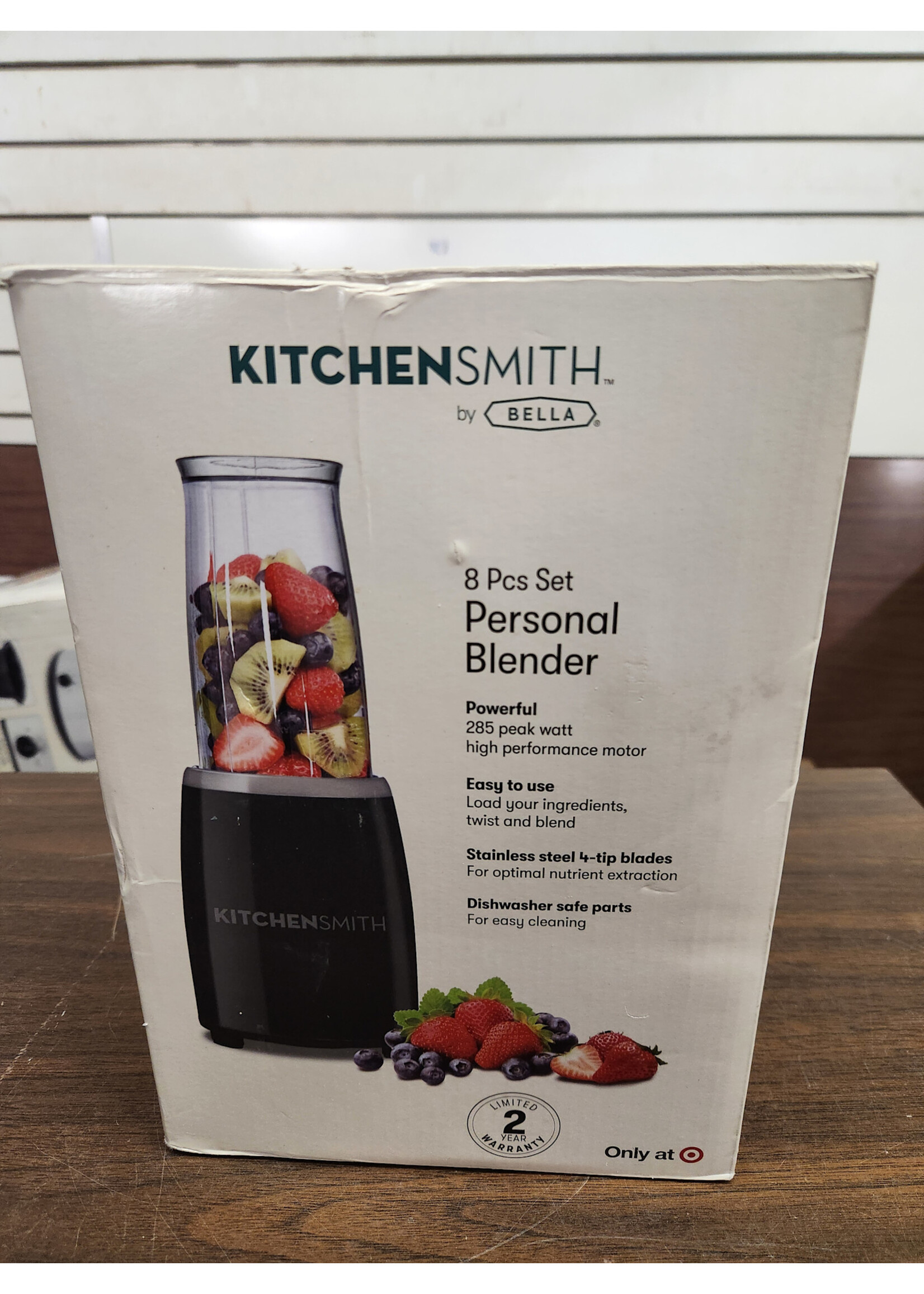 KitchenSmith by Bella 8pc Personal Blender System