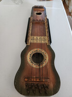 Antique Ukelin Wood Folk String Instrument - 1920s - Manufacturer's Advertising 27.5x7.5