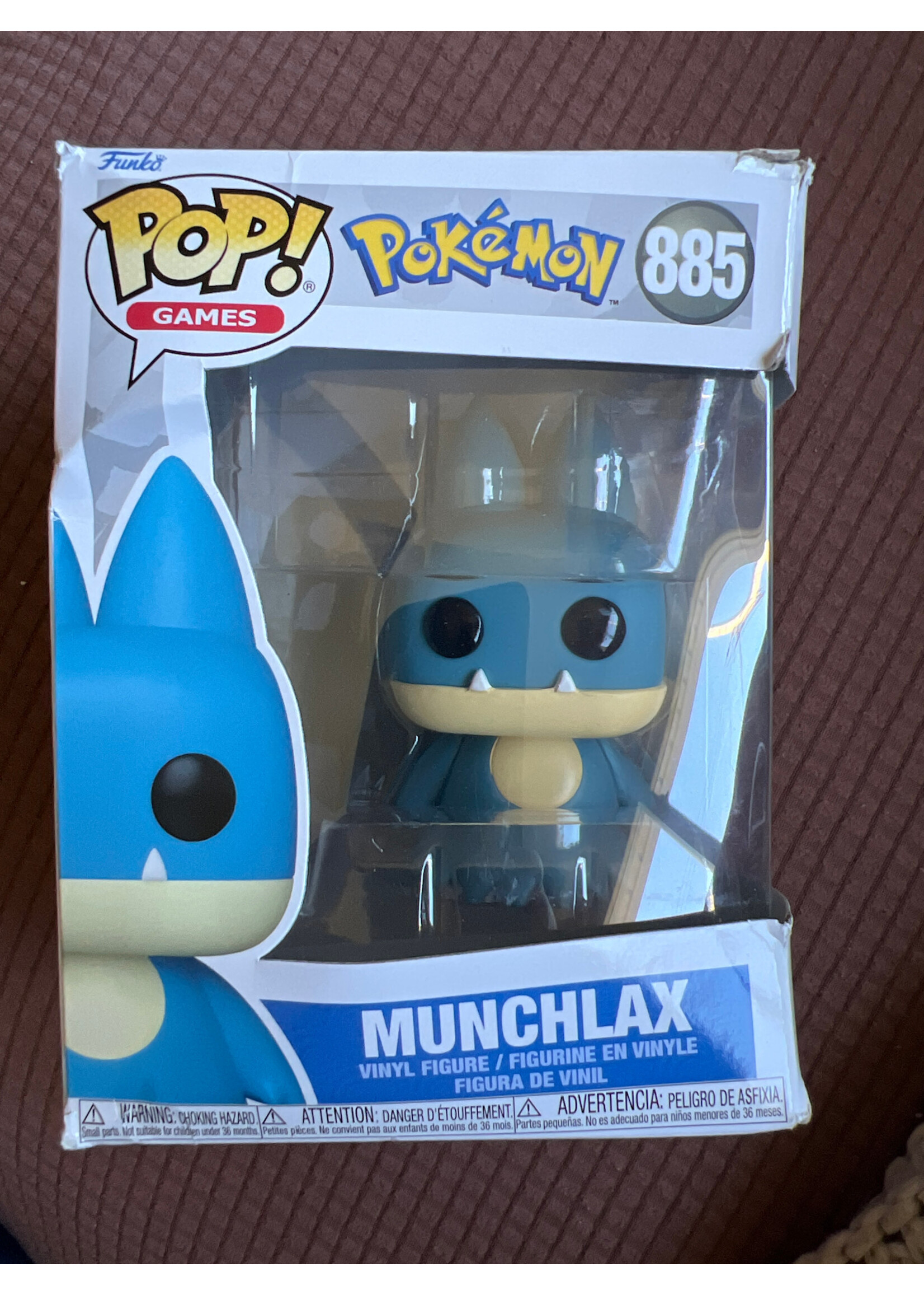 Box damage- Funko Pop Games Pokémon Munchlax 885