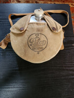 Vintage Palco Aluminum Canteen 2-Quarter W/Fabric Cover & Strap, Named, Scouting