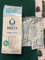 Box damage- missing 1- Brita Filter Refills *2 filter refills for use with Brita refillable filter shell