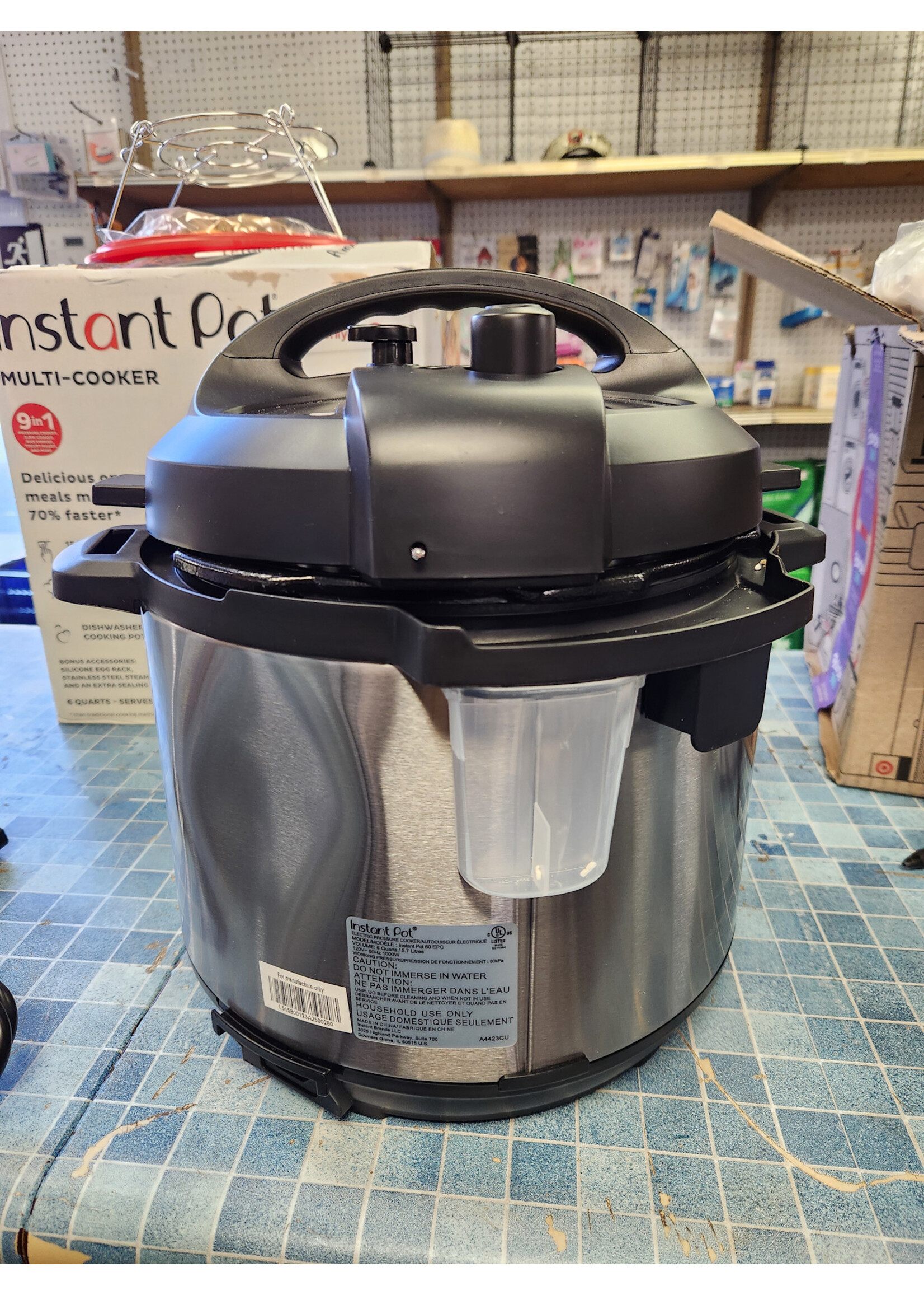 *Used/Dented Instant Pot Duo Plus 9-in-1 Electric Pressure Cooker, Slow Cooker, Rice Cooker, Steamer, Sauté, Yogurt Maker, Warmer & Sterilizer, Includes App With Over 800 Recipes, Stainless Steel, 6 Quart