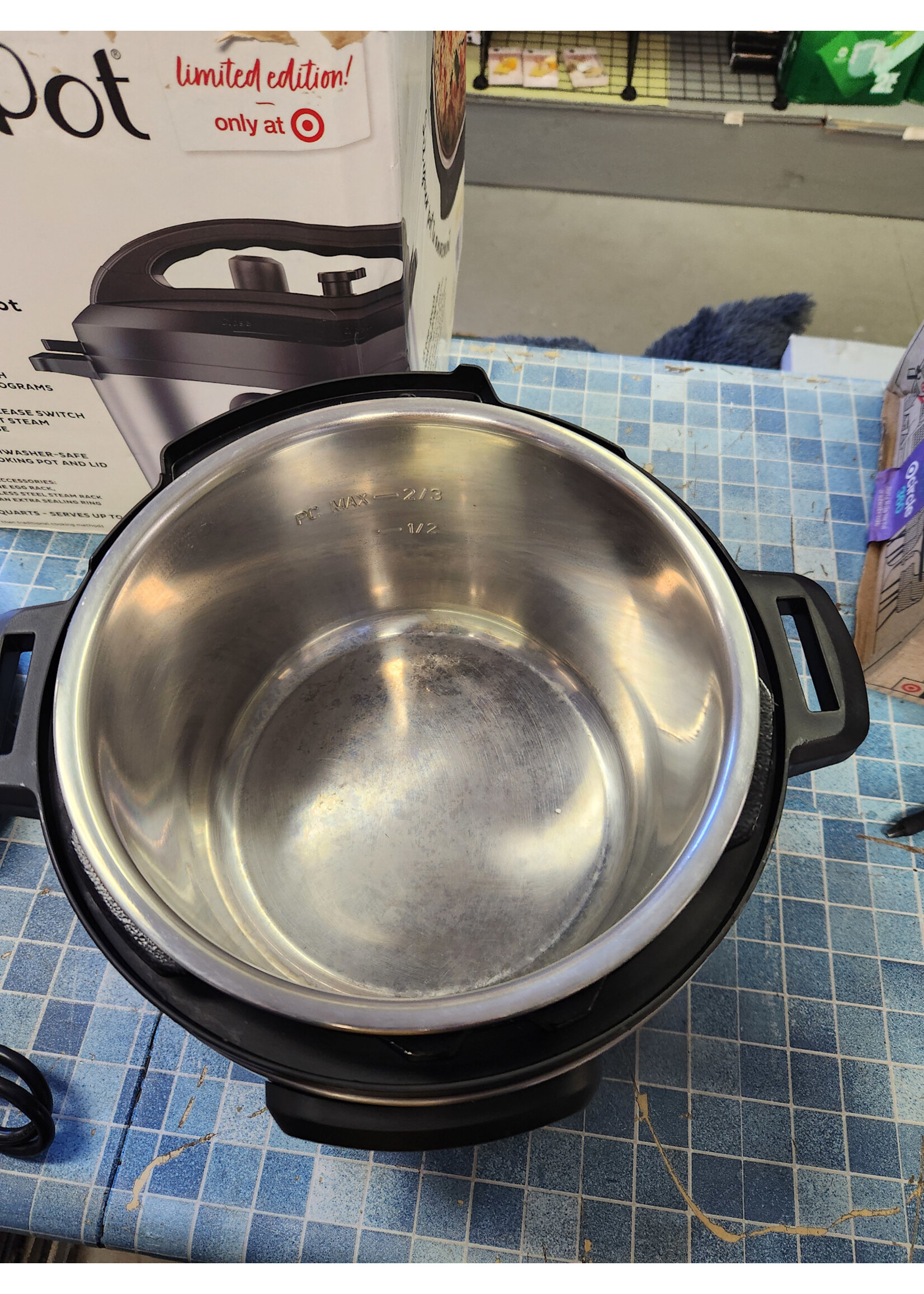 *Used/Dented Instant Pot Duo Plus 9-in-1 Electric Pressure Cooker, Slow Cooker, Rice Cooker, Steamer, Sauté, Yogurt Maker, Warmer & Sterilizer, Includes App With Over 800 Recipes, Stainless Steel, 6 Quart
