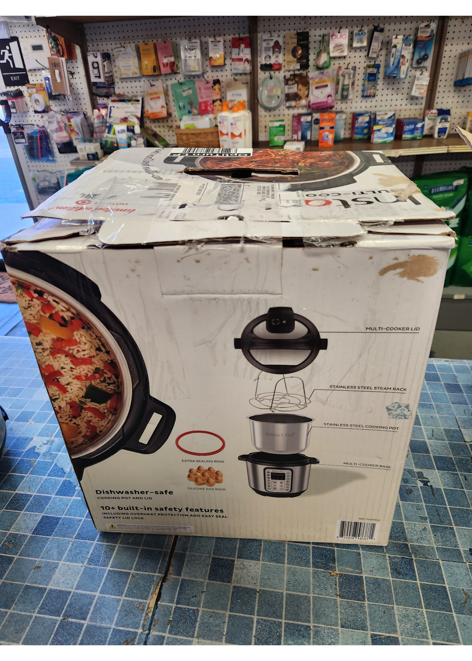 *Used/Dented Instant Pot Duo Plus 9-in-1 Electric Pressure Cooker, Slow Cooker, Rice Cooker, Steamer, Sauté, Yogurt Maker, Warmer & Sterilizer, Includes App With Over 800 Recipes, Stainless Steel, 6 Quart