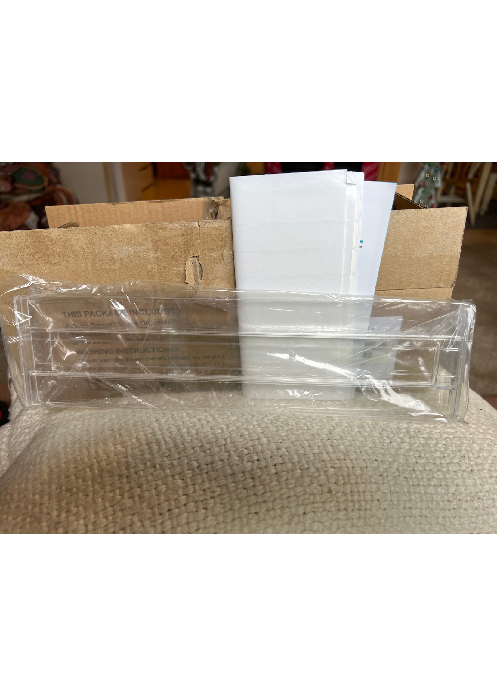 Open box- VTopmart expandable drawer dividers organizer 8 pk