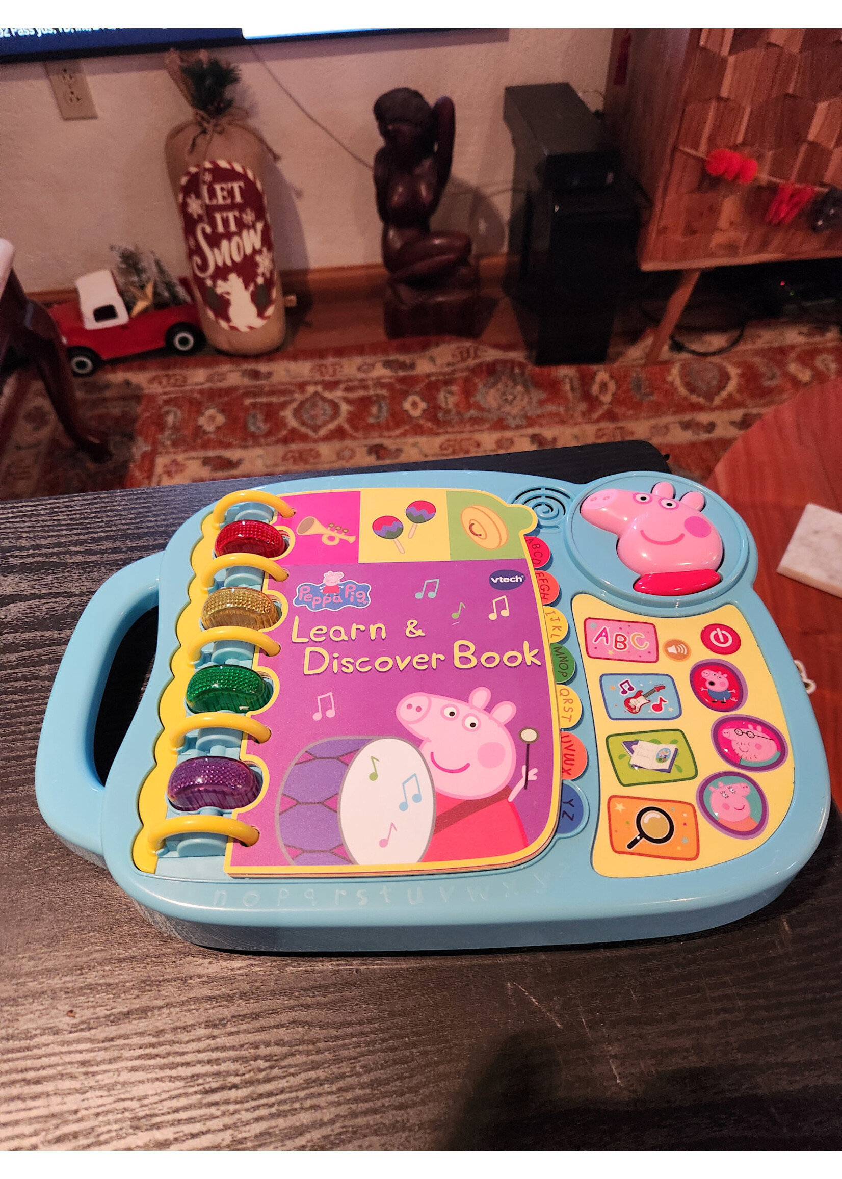 *Used Peppa Pig  Learn And Discover Book VTech 2003 Works
