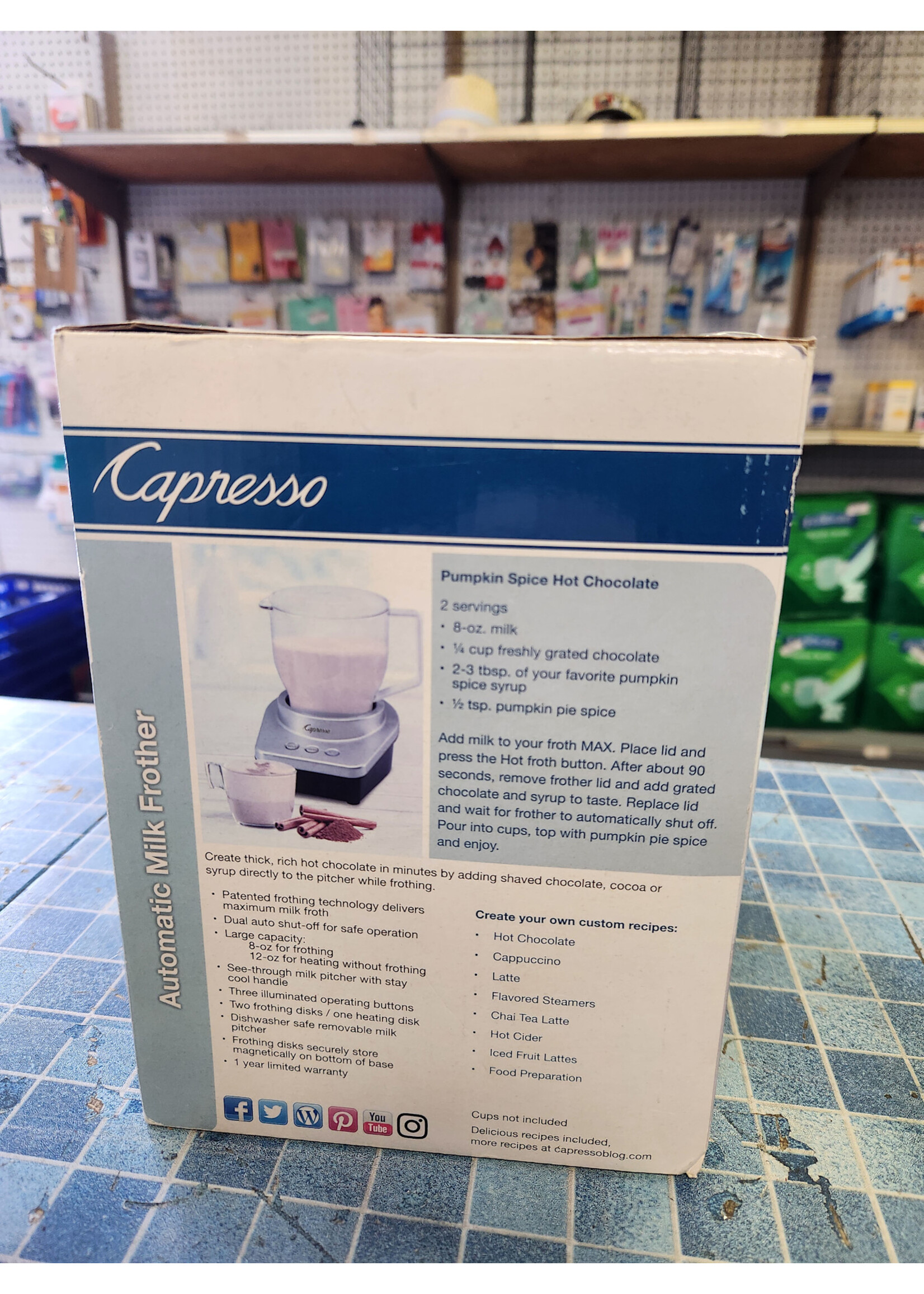 *Used Capresso - froth MAX Automatic Milk Frother - Silver/Black