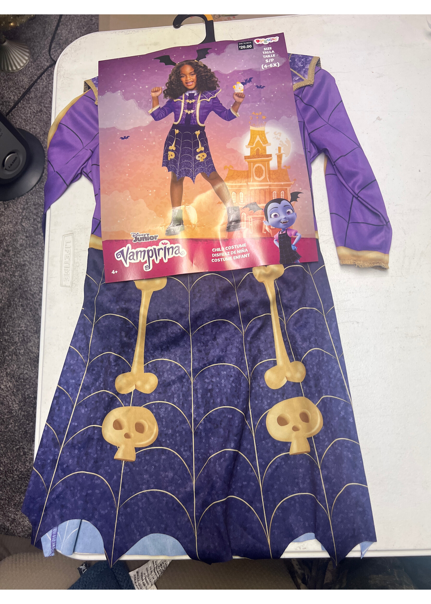 Vampirina Child Costume S 4/6
