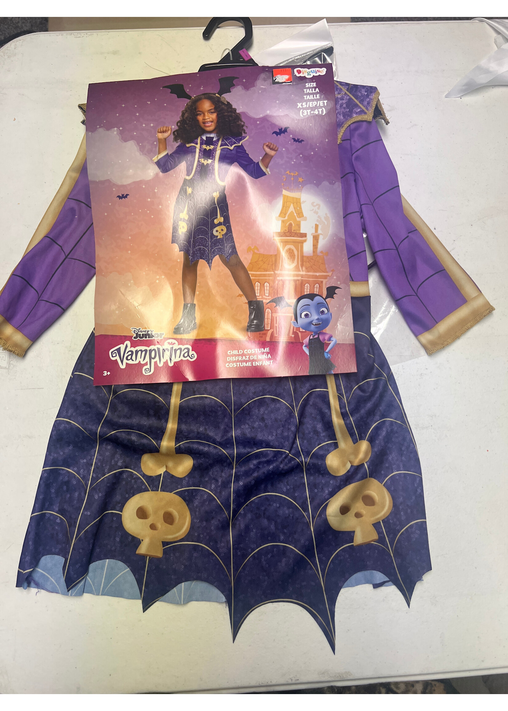 Vampirina Child Costume XS 3T-4T