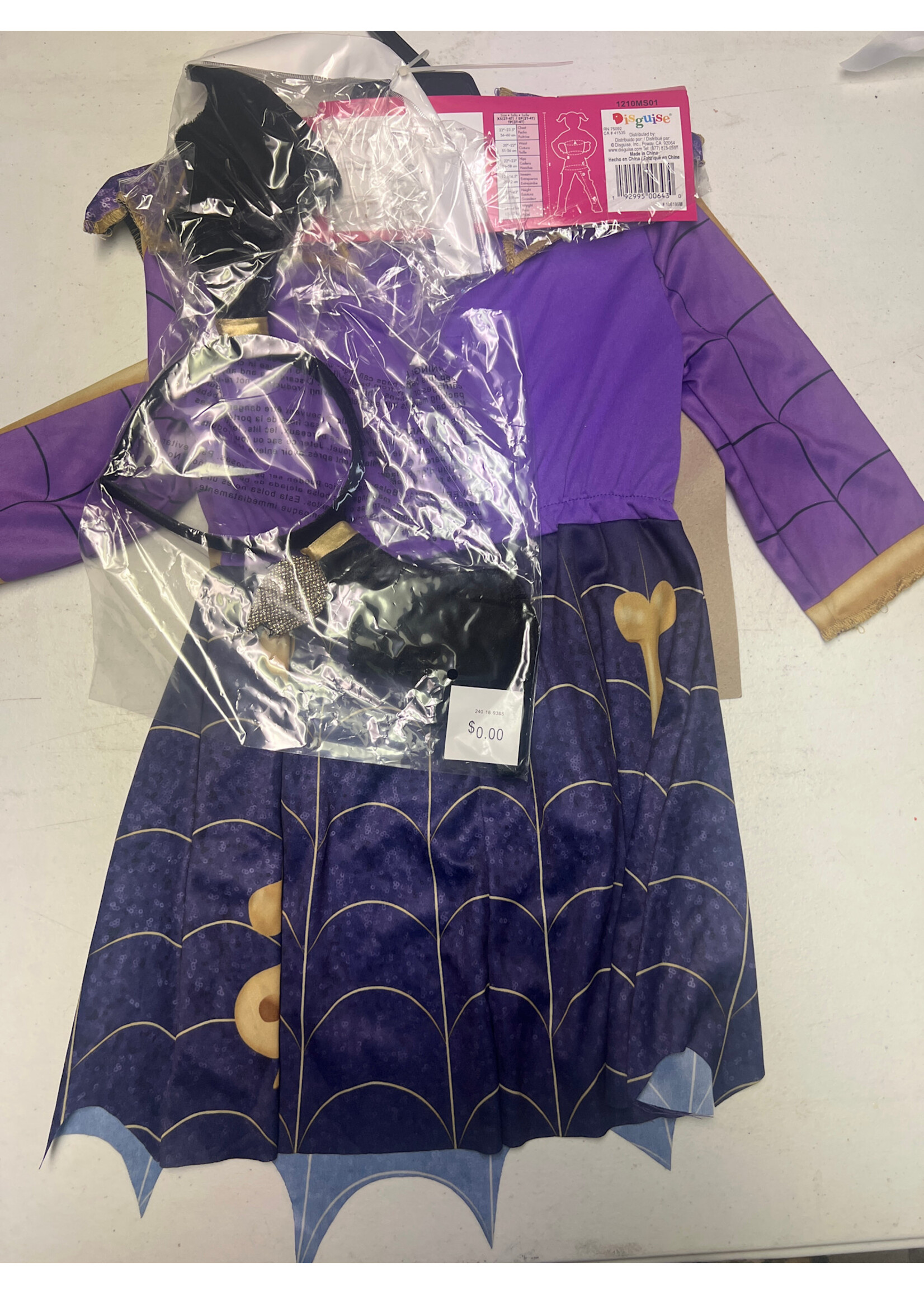 Vampirina Child Costume XS 3T-4T