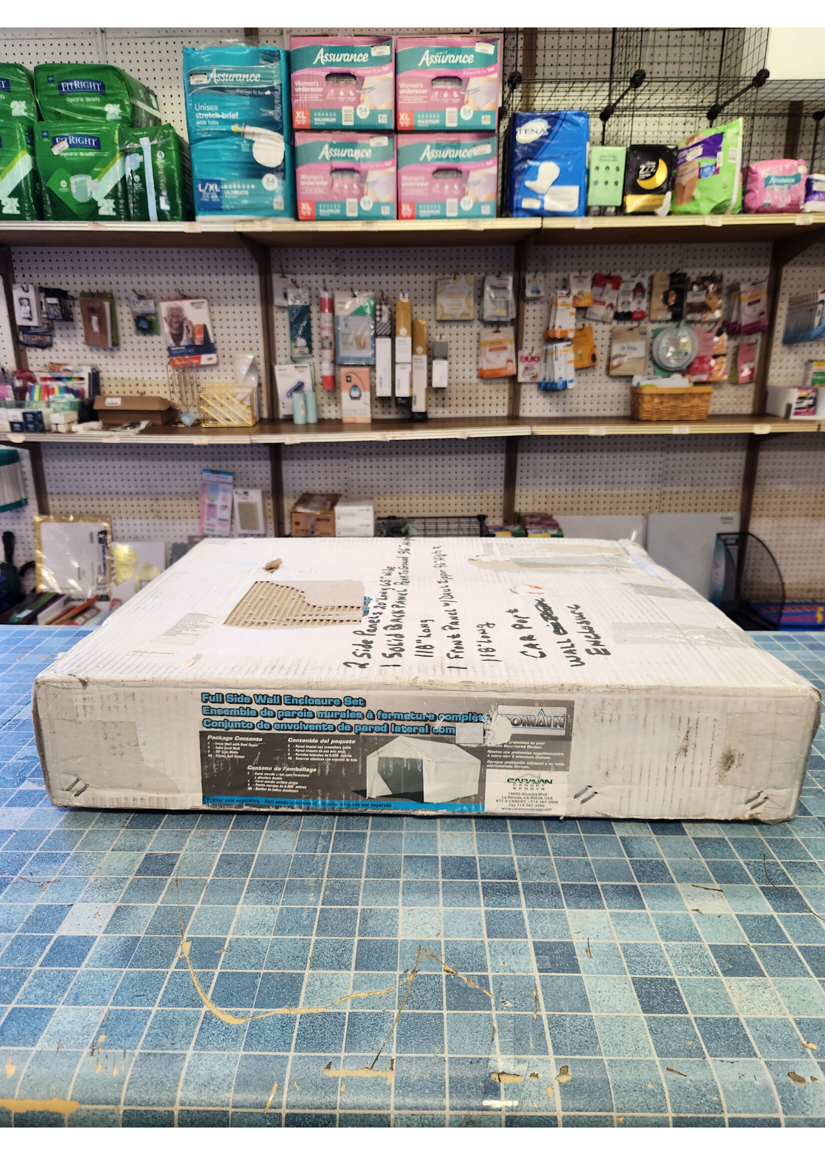 Domain Caravan Canopy Full Side Wall Enclosure Set