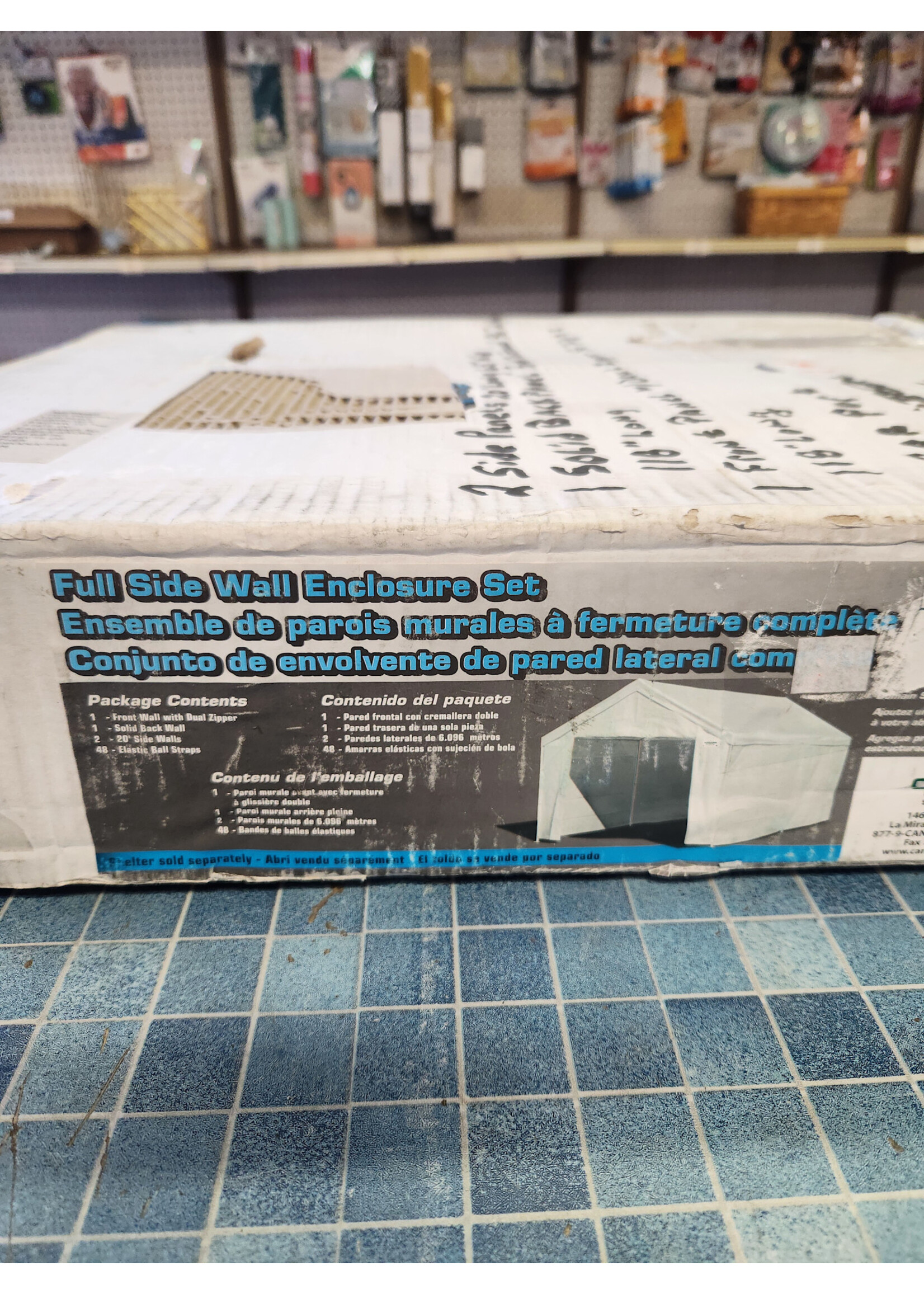 Domain Caravan Canopy Full Side Wall Enclosure Set