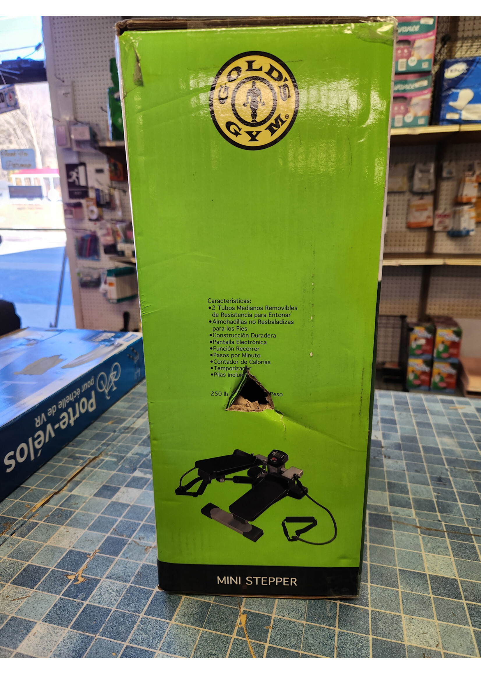 Gold's Gym Mini Stepper With Resistance Bands