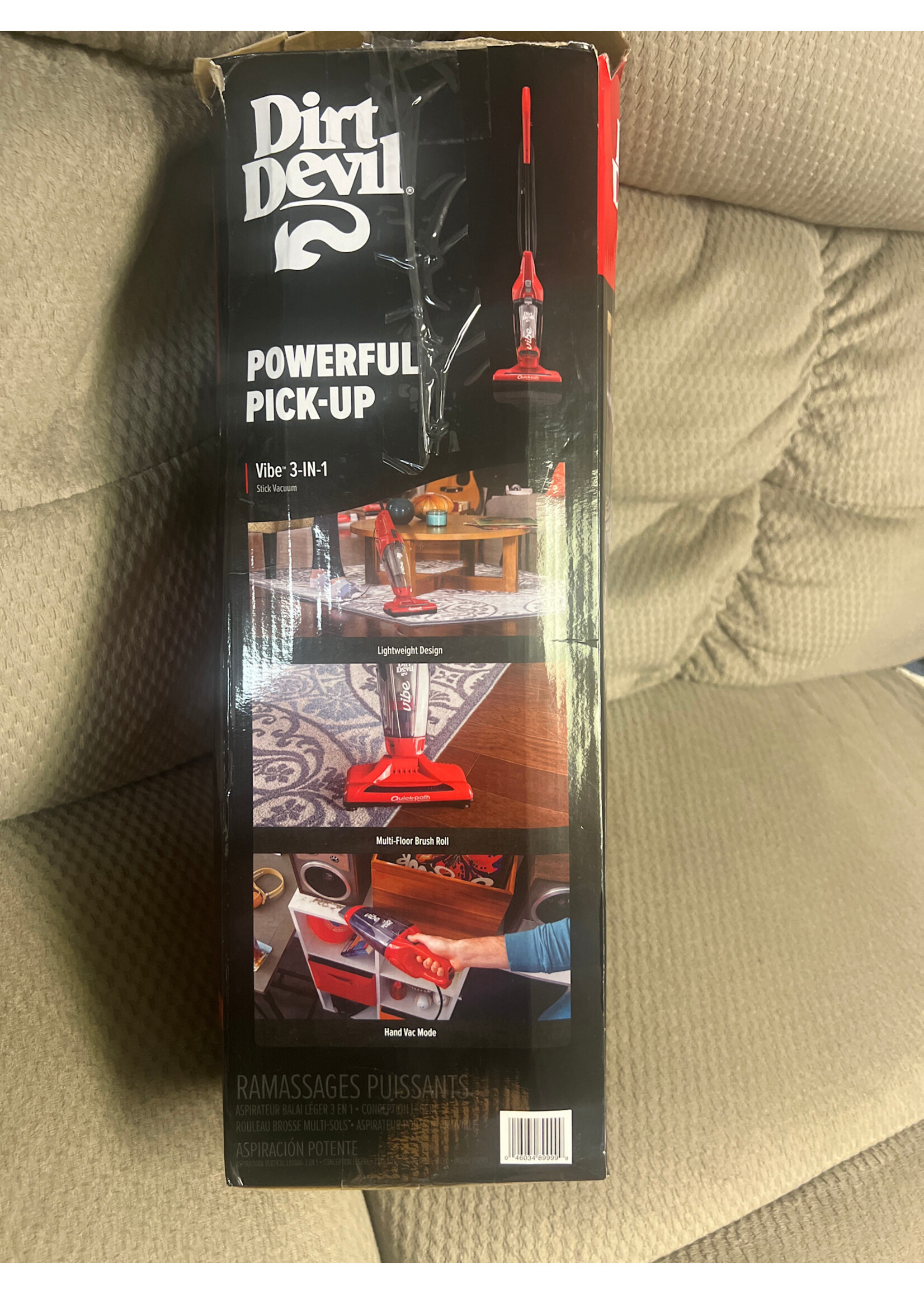 Open box- Dirt Devil Vibe 3-in-1 stick vacuum