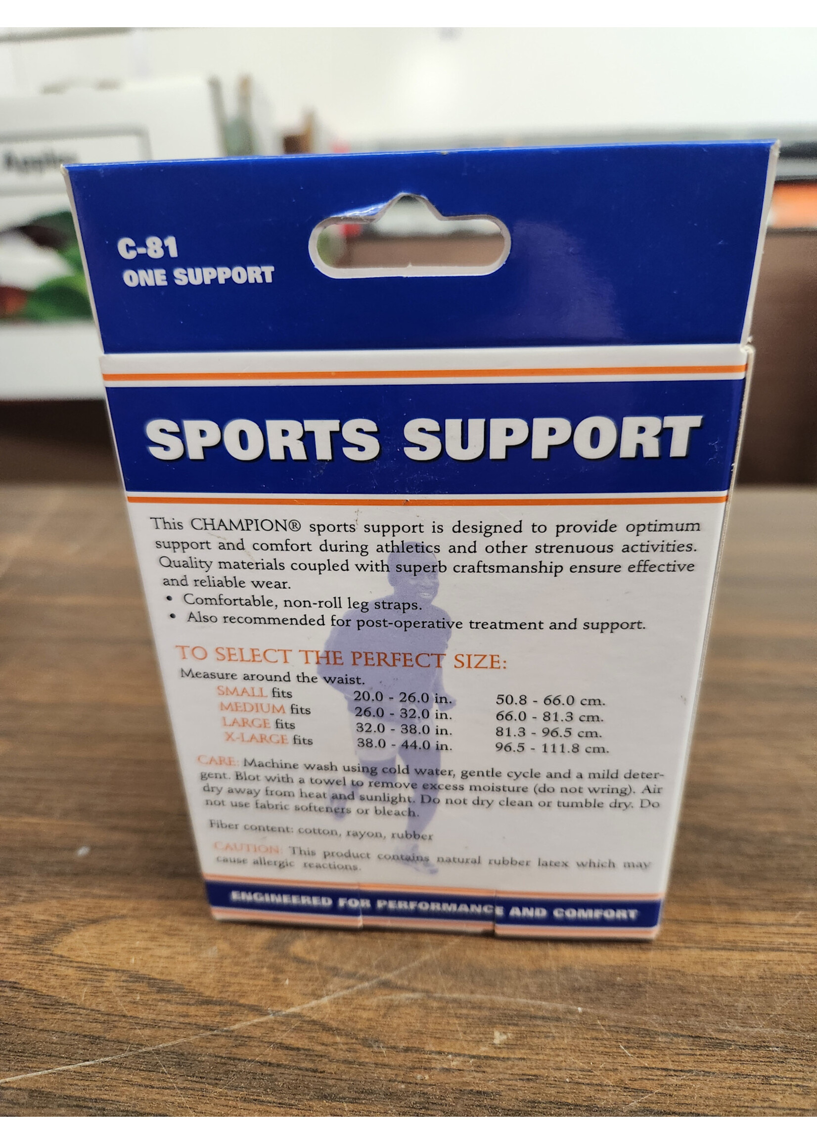 Champion Athletic Jockstrap Sports Support Beige Large