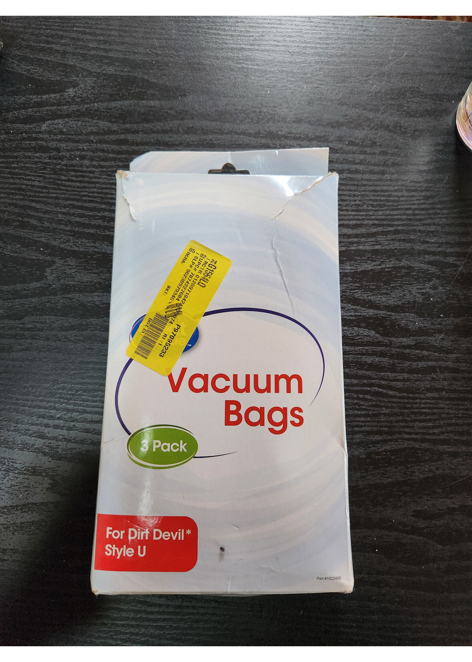 Great Value Dirt Devil Style U Vacuum Bag, 3-Pack, 2330