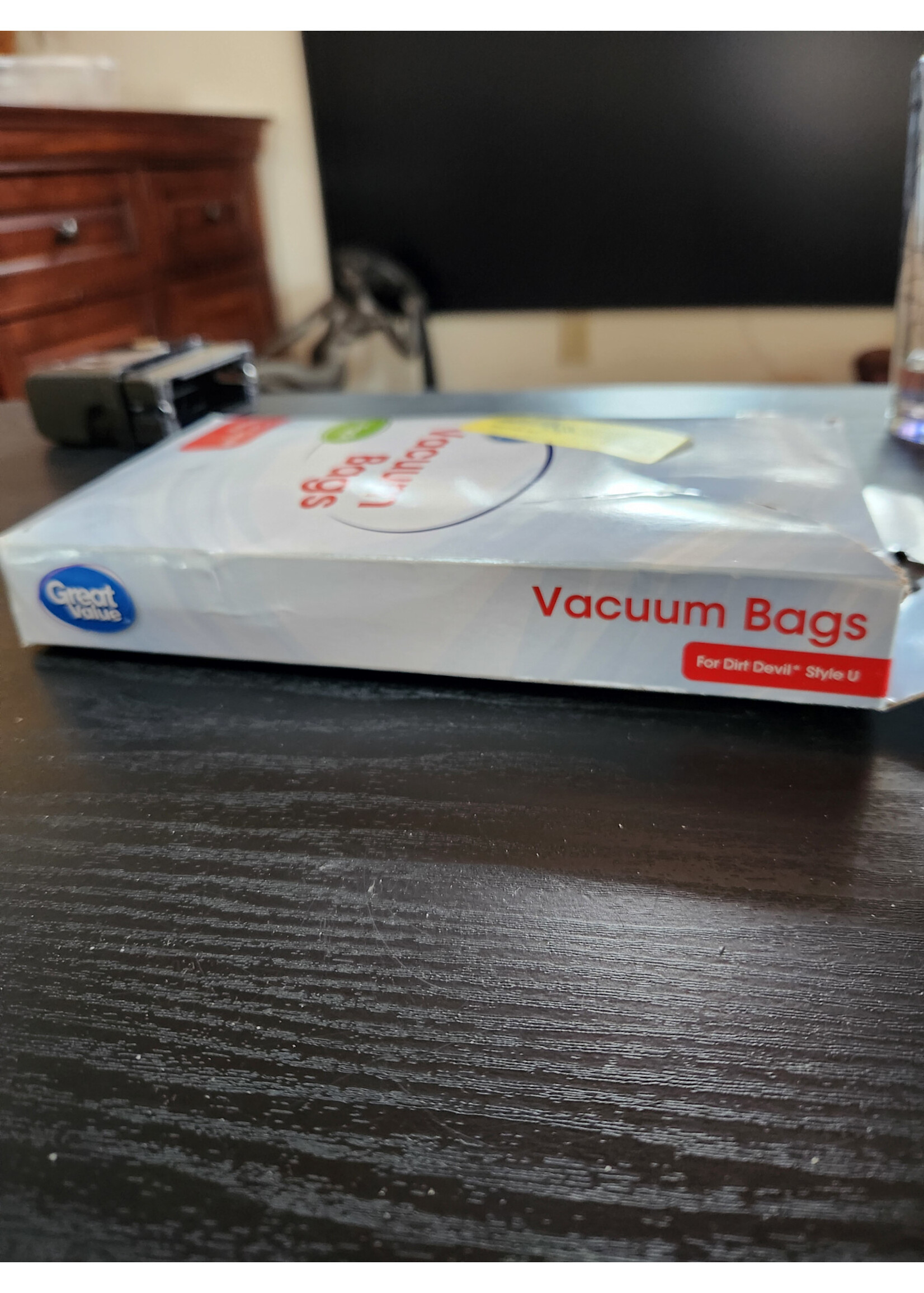 Great Value Dirt Devil Style U Vacuum Bag, 3-Pack, 2330
