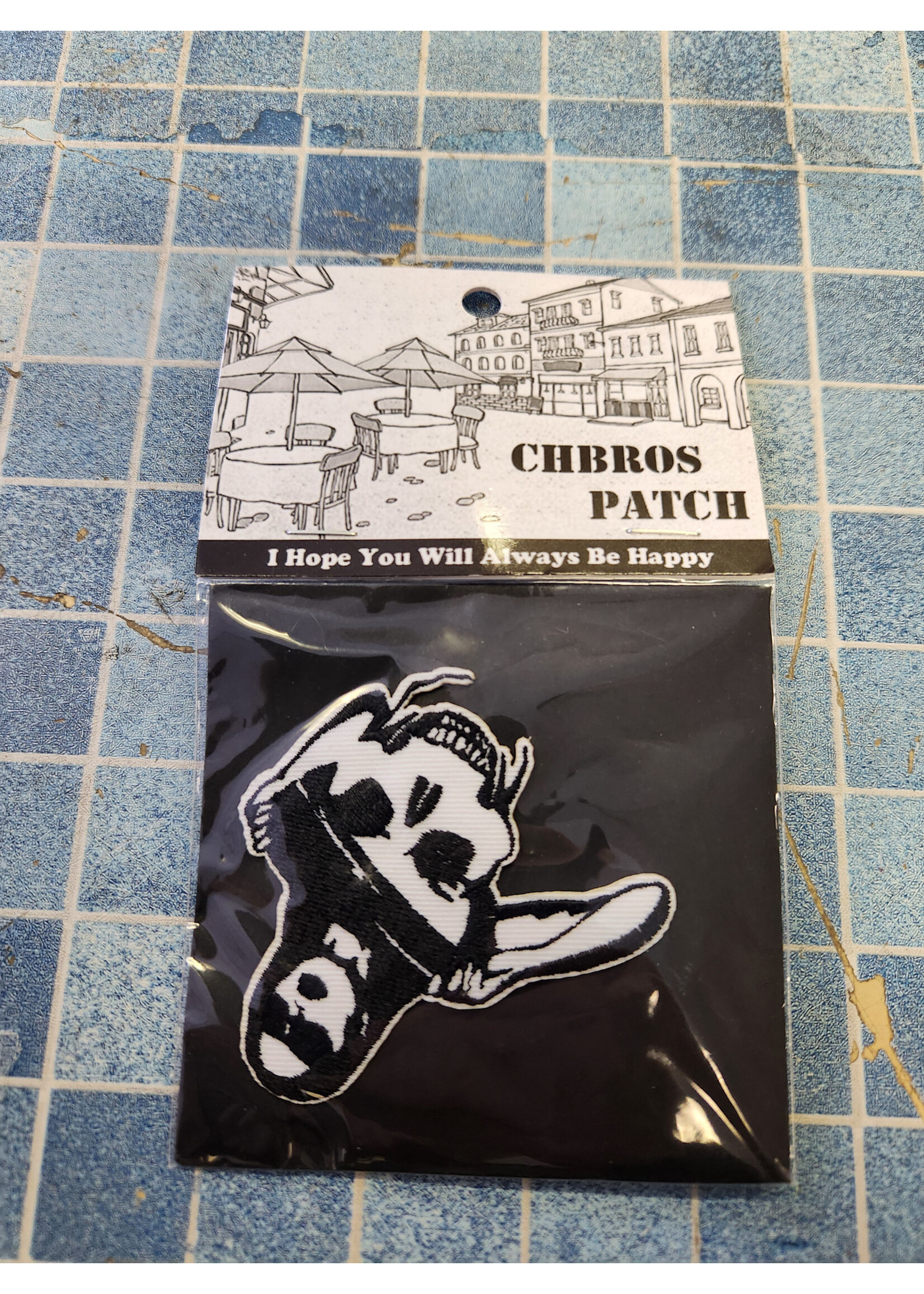 Chbros Patch 3 in. Skeleton Girl Embroidered Patch Applique Iron/Sew on Patches