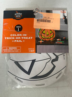 Open package- Hyde & Eek! Color-in Trick-or-treat Pail
