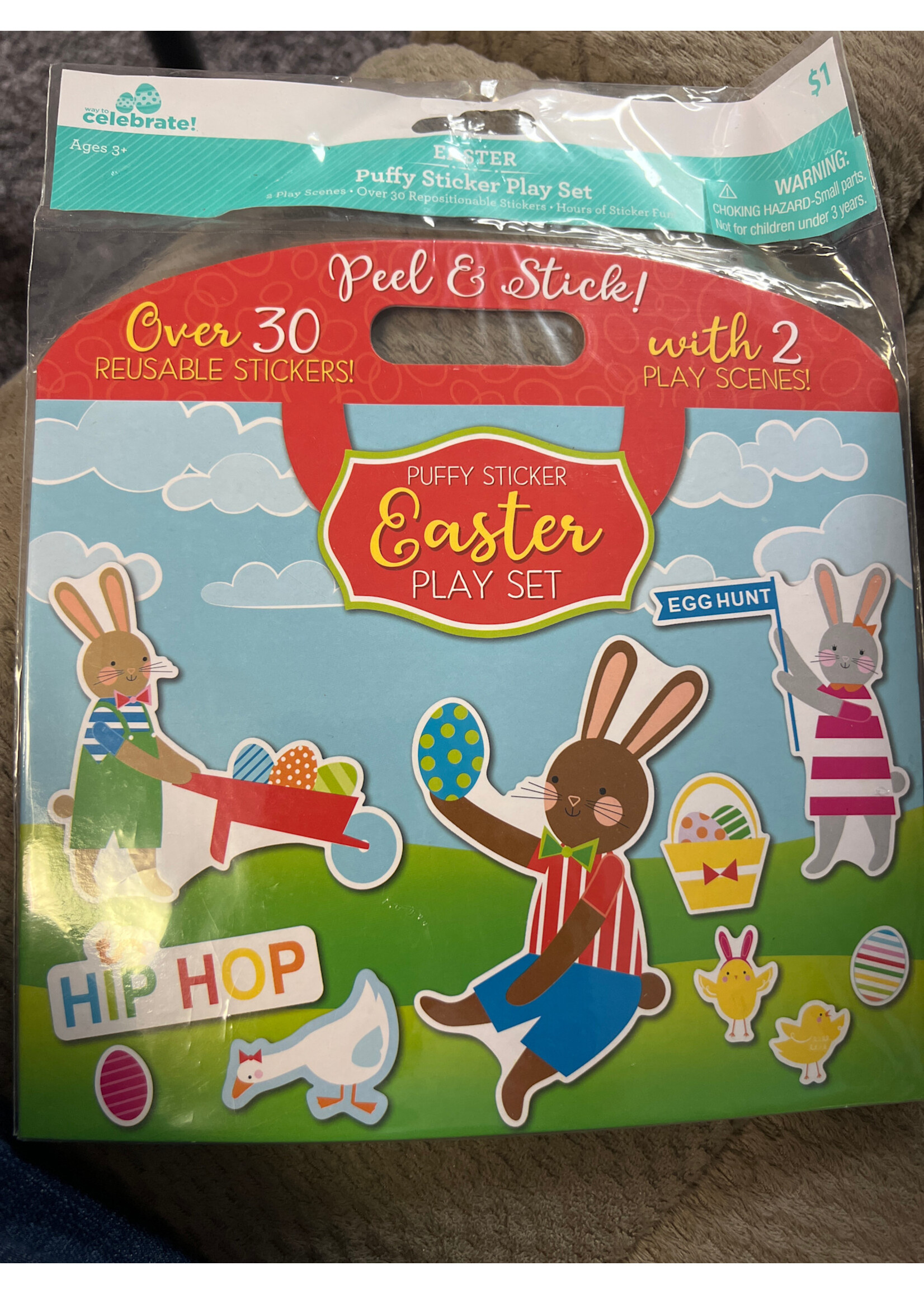 Easter Puffy Sticker Set - Peel & Stick