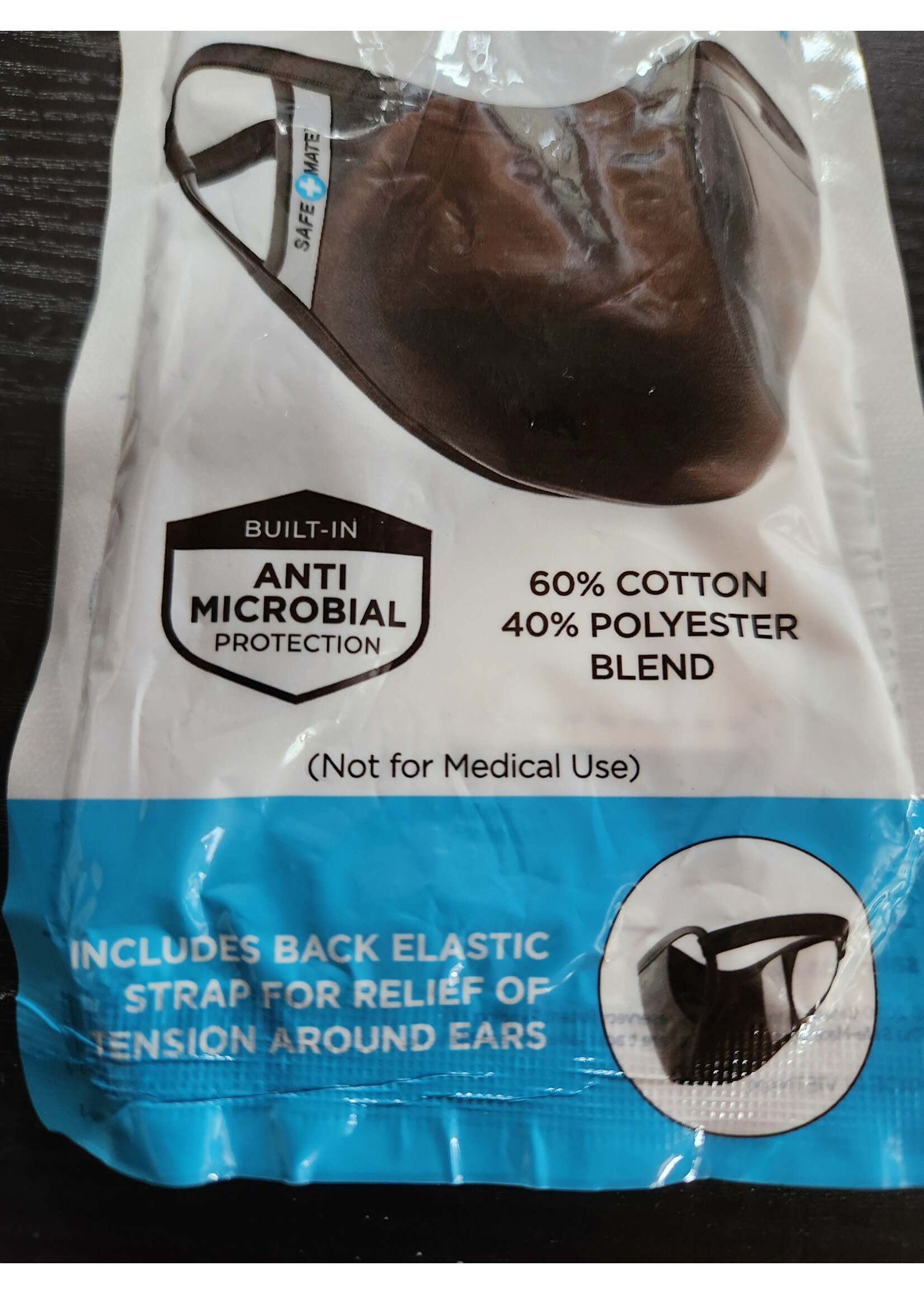 Case-Mate Safe Mate Washable Cloth Mask, Black