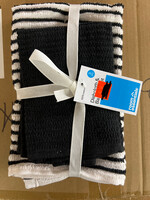 Room Essentials -Two dishcloths & Barmop black & white