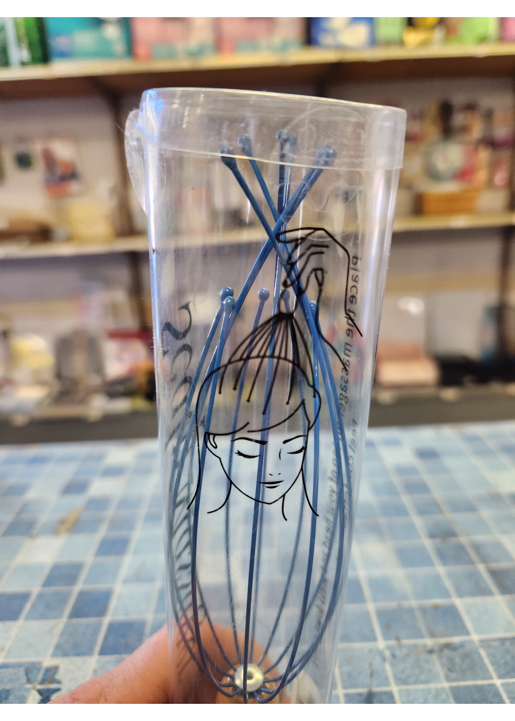 Scalp Massager - Blue