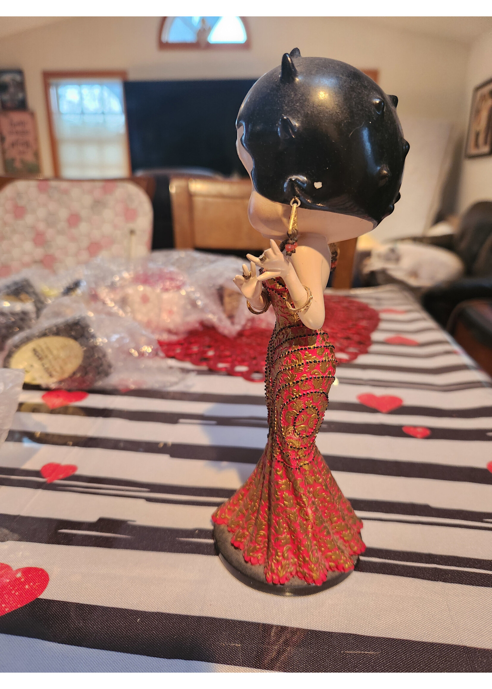 *Missing Fingers The Danbury Mint Betty Boop Dazzling Diva 2005 Figurine 9"