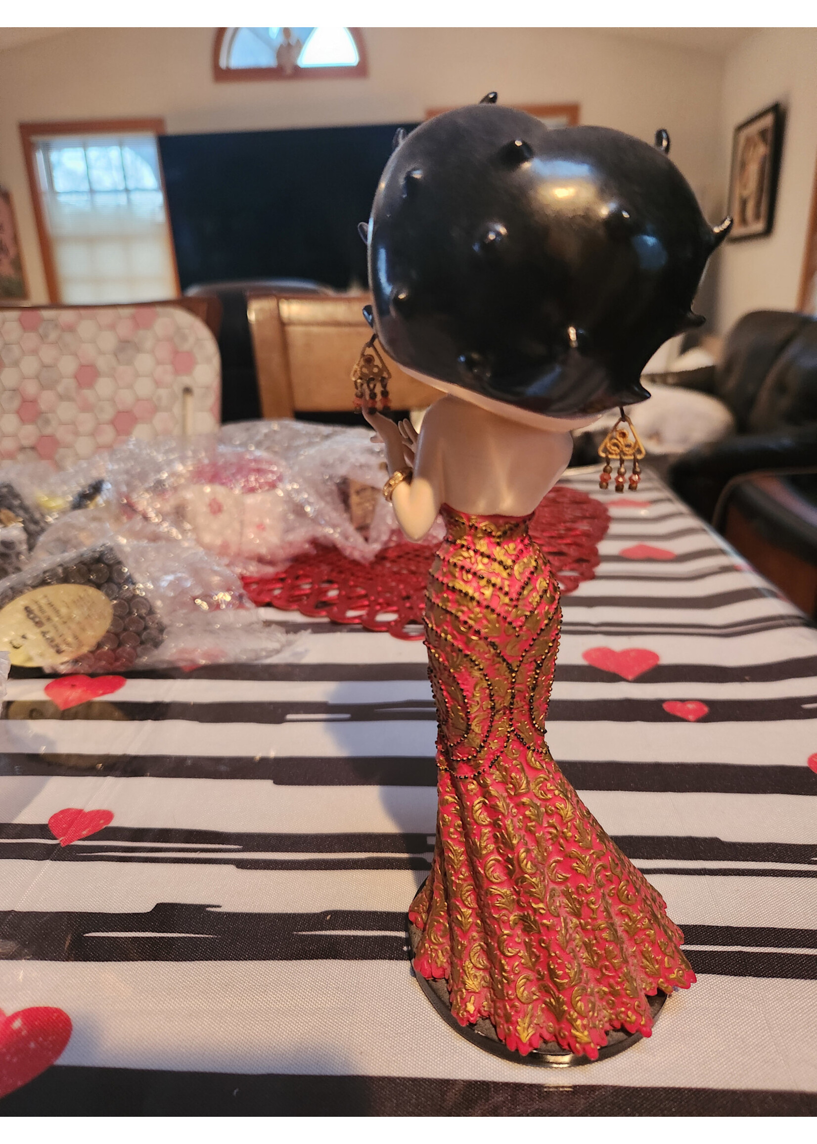*Missing Fingers The Danbury Mint Betty Boop Dazzling Diva 2005 Figurine 9"