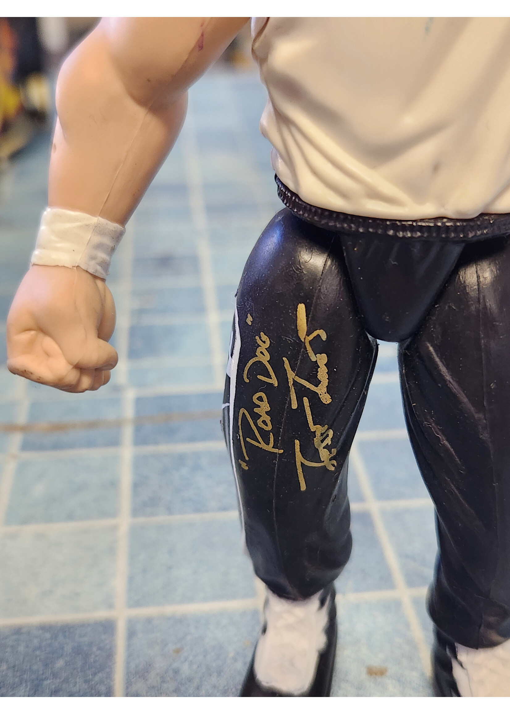 Autographed Jakks Pacific Road Dogg Jesse James Action Figure 1998 WWF Signature Series 2 DX