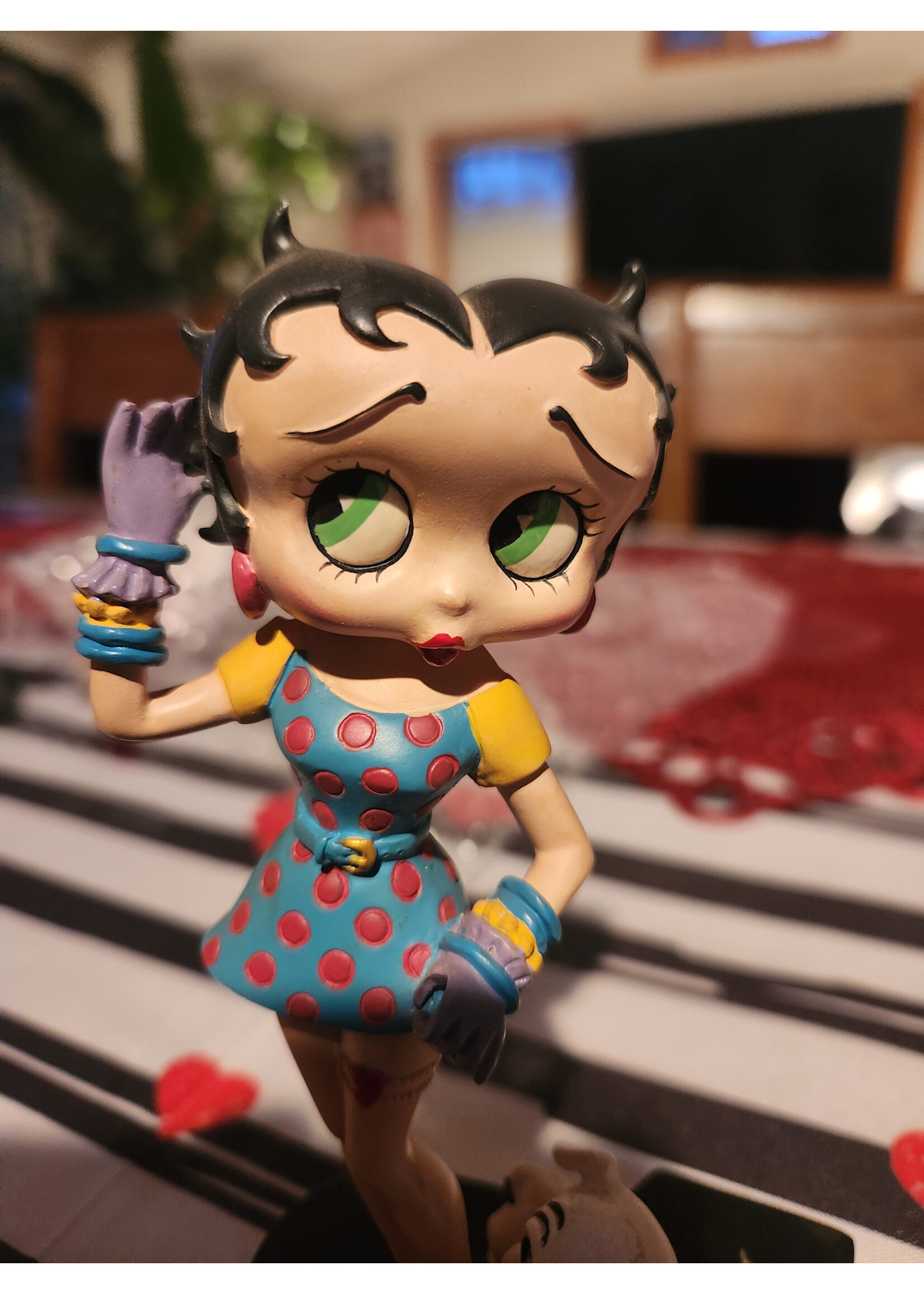 *Missing Microphone Betty Boop 6.5" Collectors Ed. Danbury Mint BETTY SINGS THE BLUES Pudgy