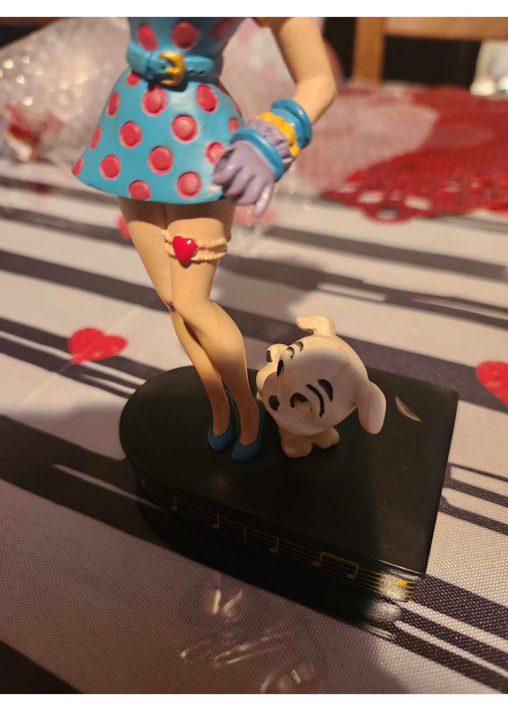 *Missing Microphone Betty Boop 6.5" Collectors Ed. Danbury Mint BETTY SINGS THE BLUES Pudgy