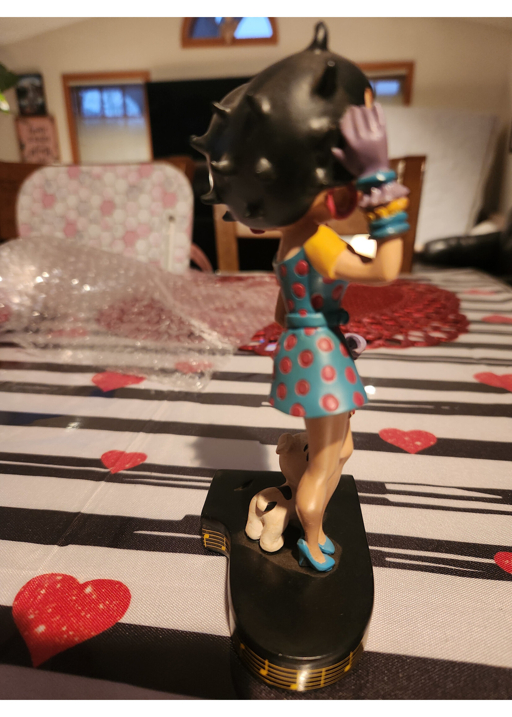 *Missing Microphone Betty Boop 6.5" Collectors Ed. Danbury Mint BETTY SINGS THE BLUES Pudgy