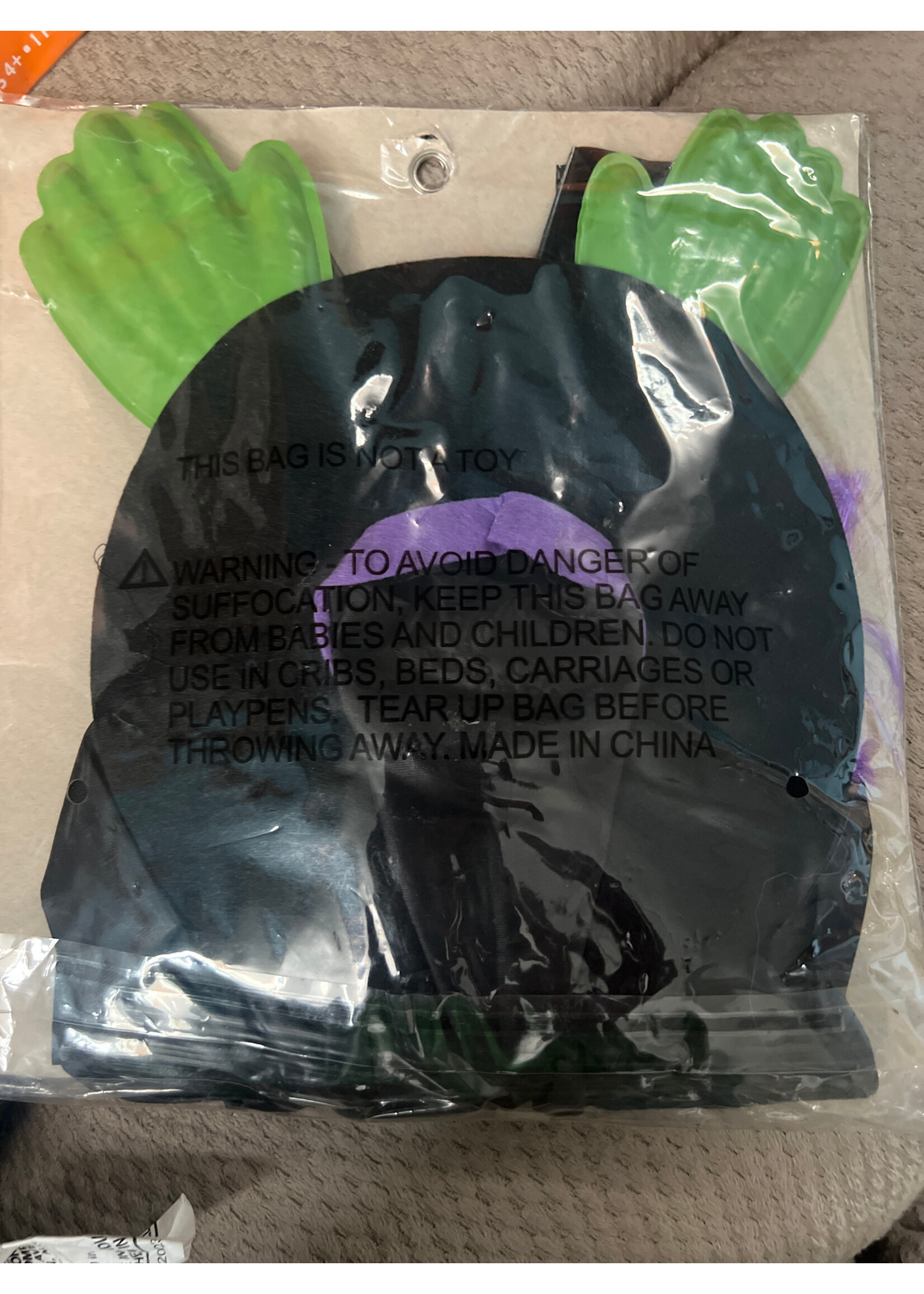 Outdoor Wrong Way Witch decoration