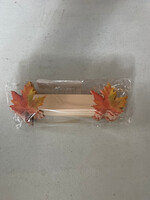 Gift Boutique 100ct Thanksgiving Maple Leaf Paper Napkin Rings