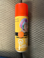 RiteAid @ home temporary hair color spray- dark orange 2oz spray on wash off